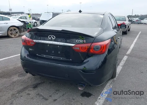 2017 Infiniti Q50 3.0T Red Sport 400 z USA, uszkodzony, nr VIN JN1FV7AR3HM870088